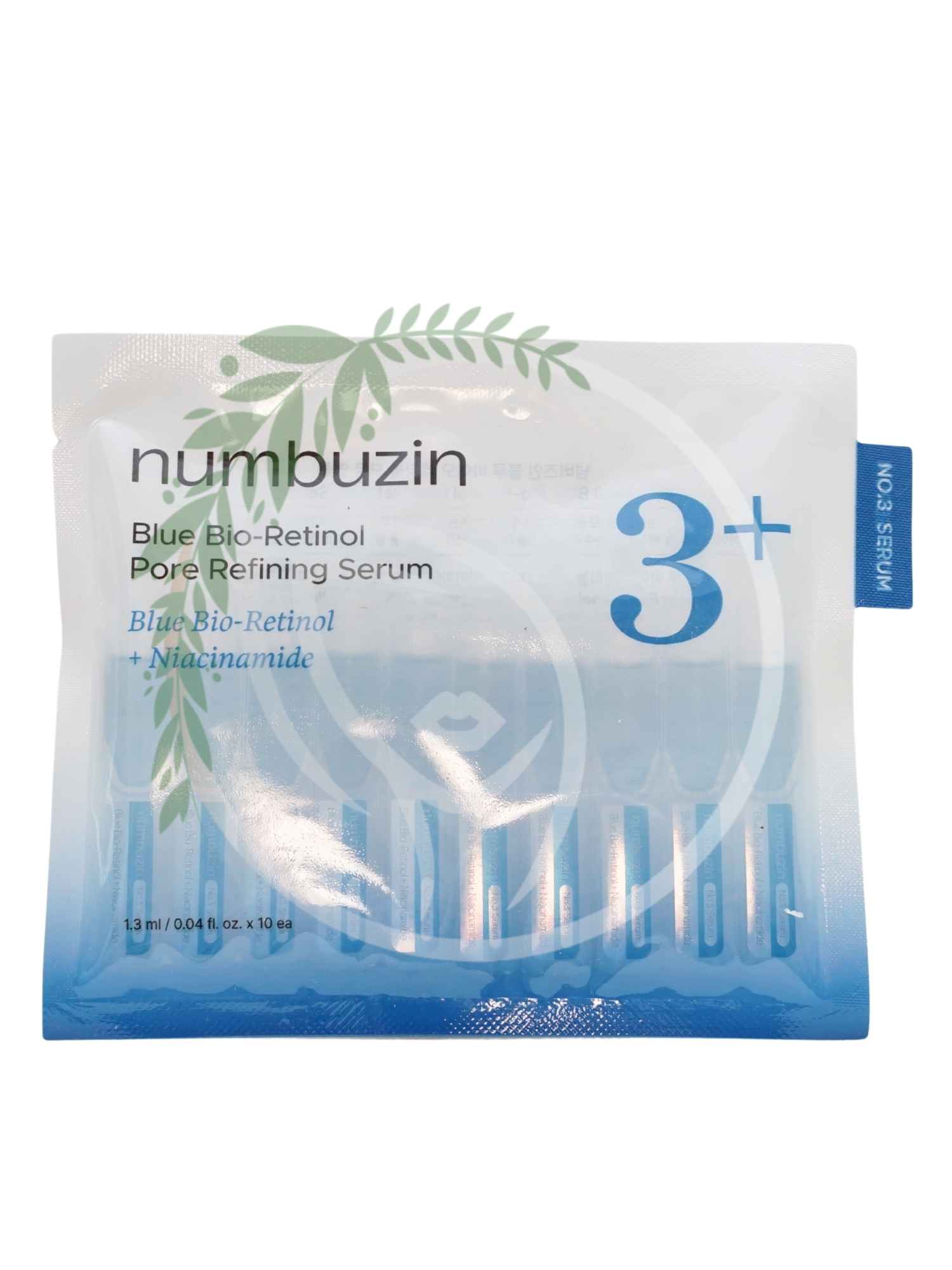 Сыворотка для сужения пор с ретинолом Numbuzin No.3 Blue Bio-Retinol Pore Refining Serum 1,3ml*10штl