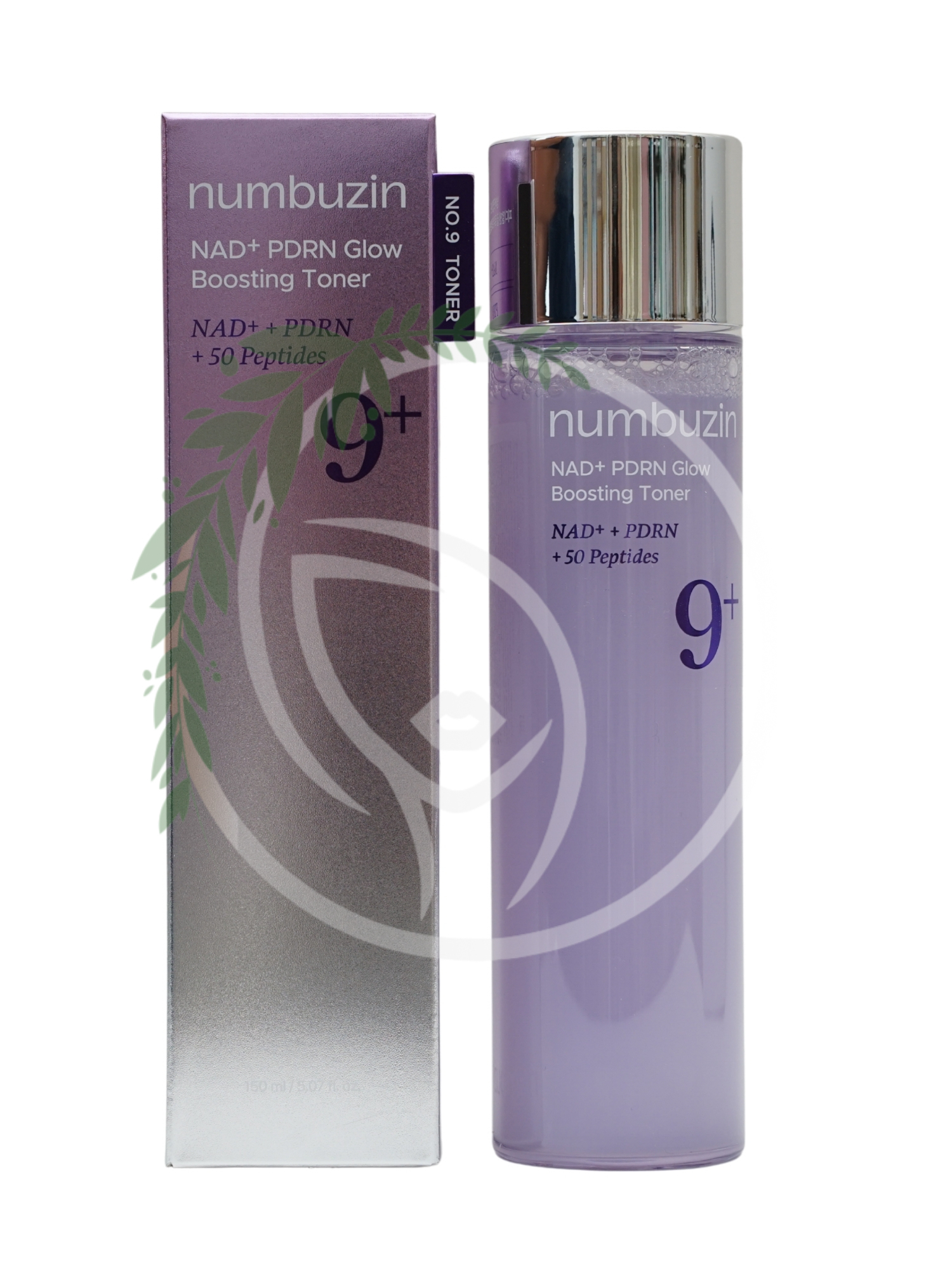 Пептидный тонер с ПДРН  Numbuzin No.9 NAD+ PDRN Glow Boosting Toner 150ml