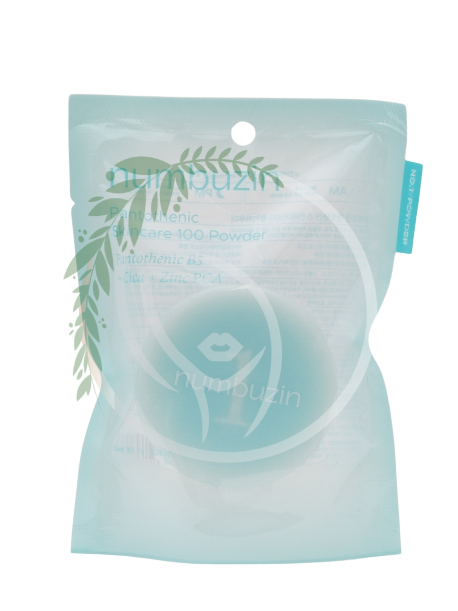 Рассыпчатая пудра против жирного блеска Numbuzin No1 Pantothenic Skincare 100 Powder 7g