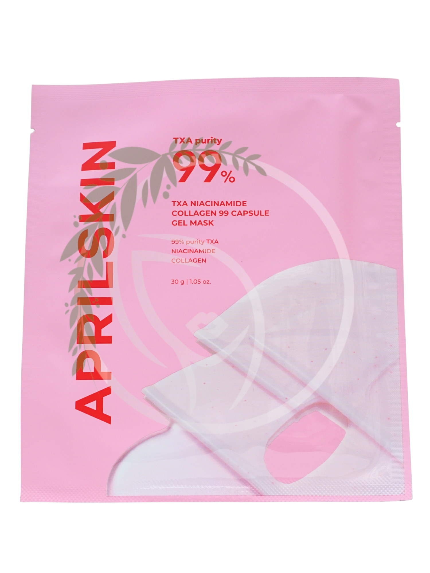 Гидрогелевая маска с транексамовой кислотой и ниацинамидом APRILSKIN TXA Niacinamide Collagen 99 Capsule Gel Mask  1шт