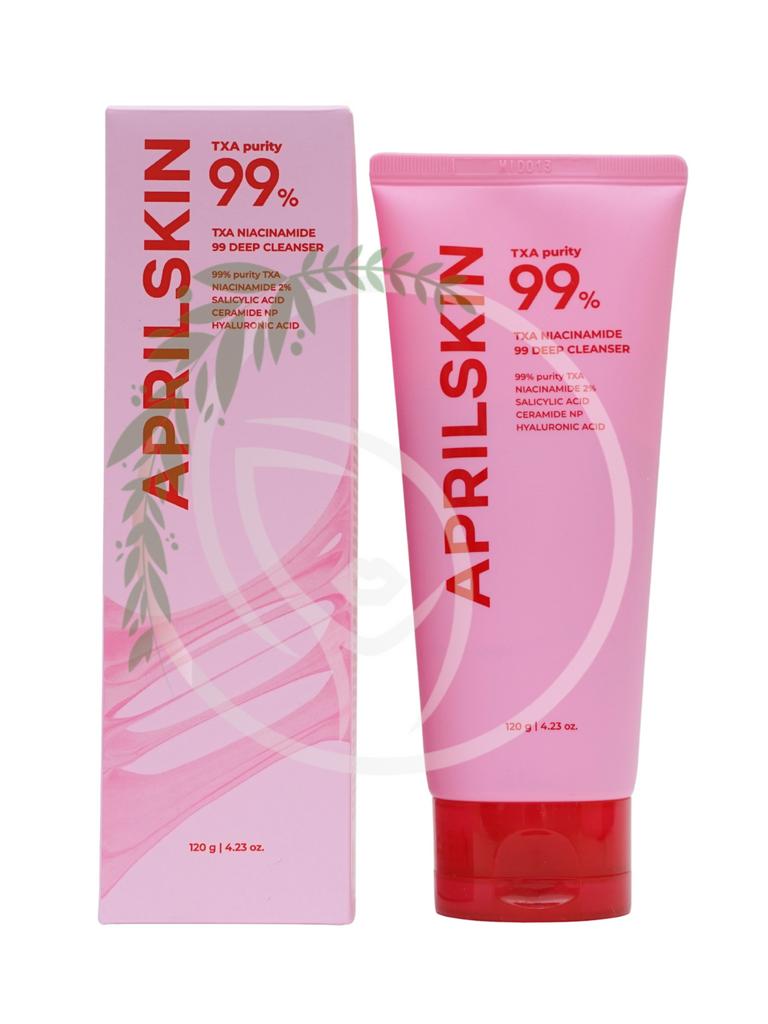Пенка с транексамовой кислотой и ниацинамидом APRILSKIN TXA Niacinamide Toning Shot 99 Deep Cleanser 120g