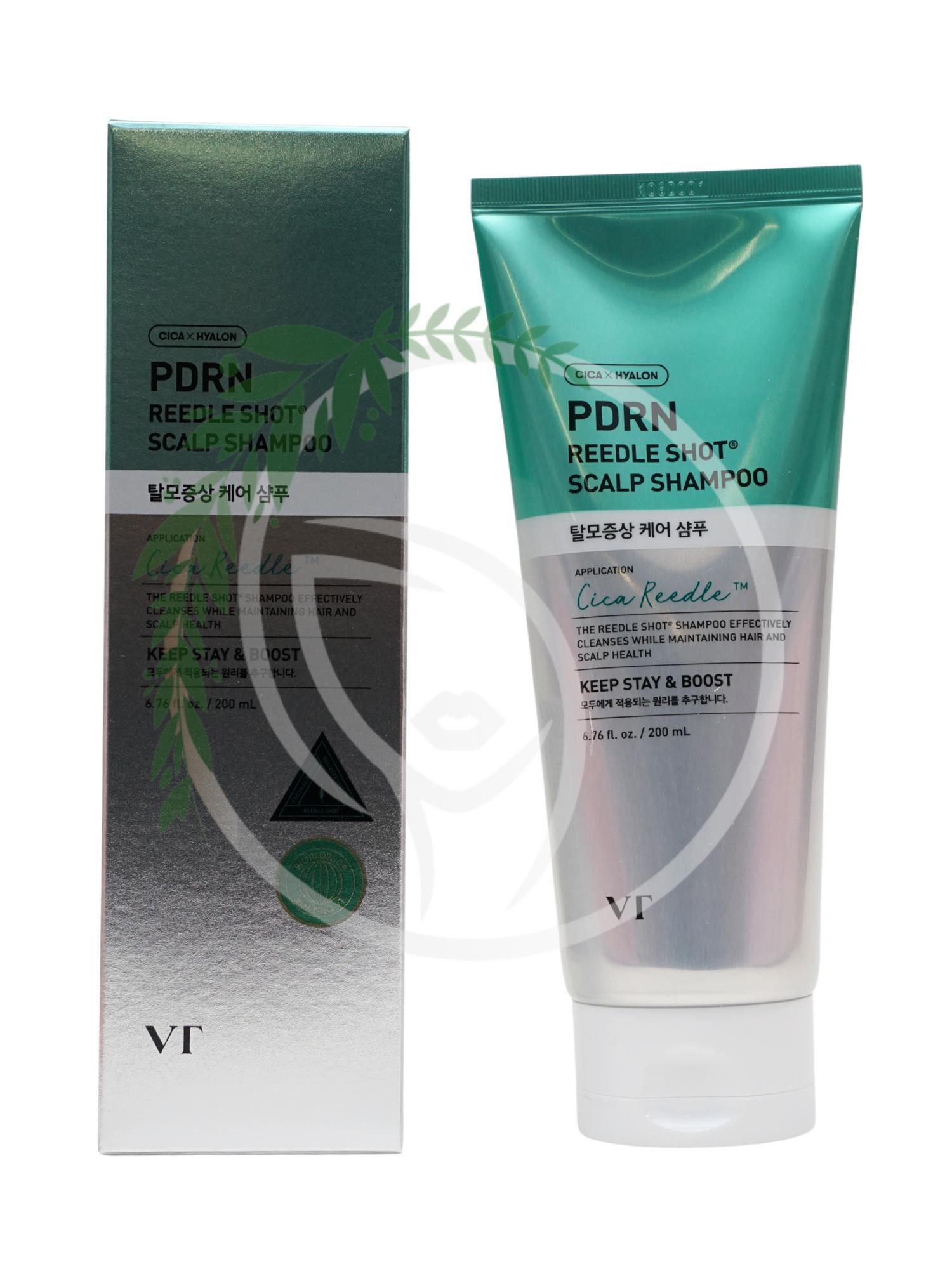 Шампунь от выпадения волос с ПДРН и микроиглами VT Cosmetics PDRN Reedle Shot Scalp Shampoo 200ml