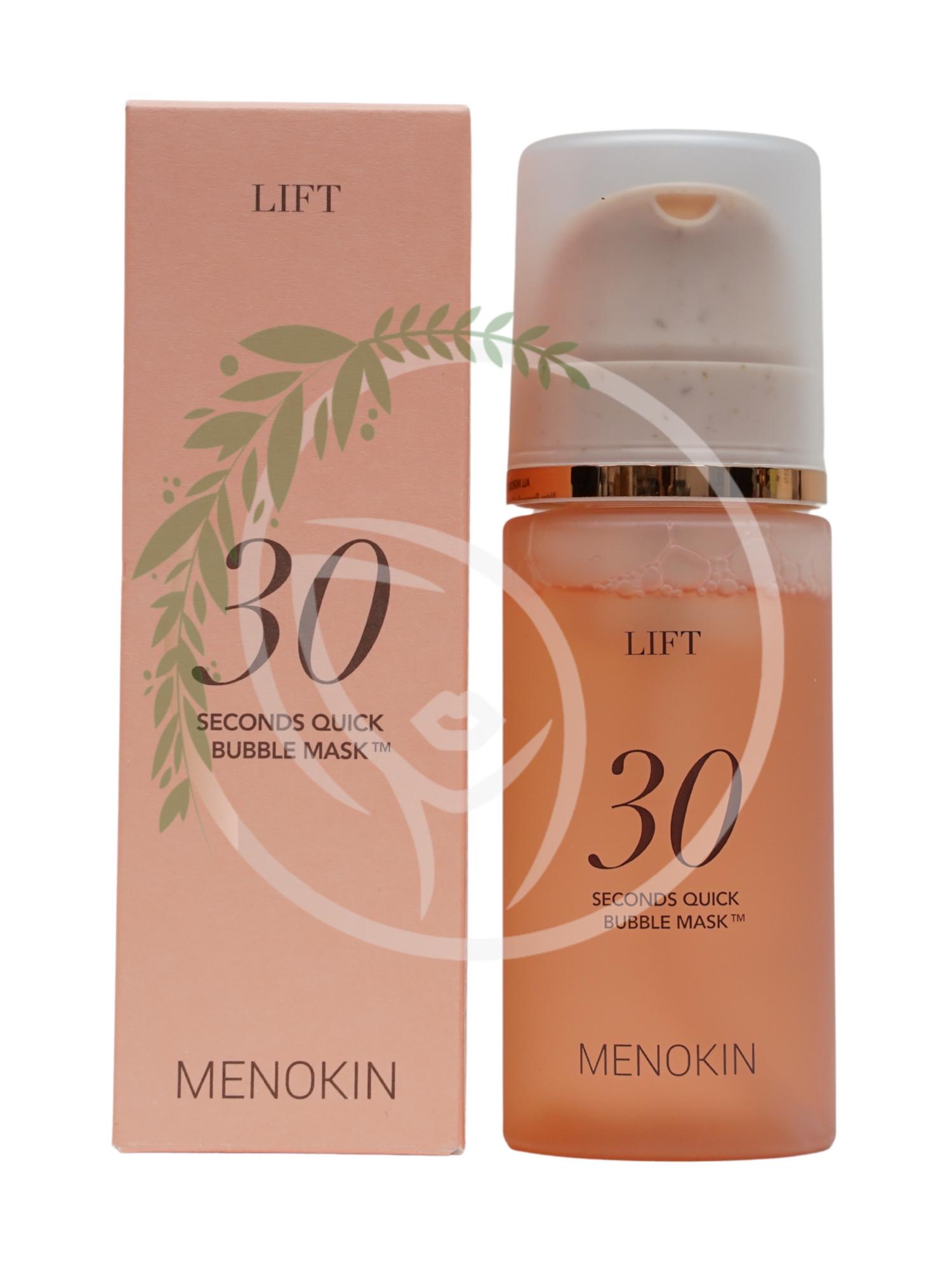 Пузырьковая коллагеновая маска MENOKIN 30 Seconds Quick Bubble Mask LIFT 95ml