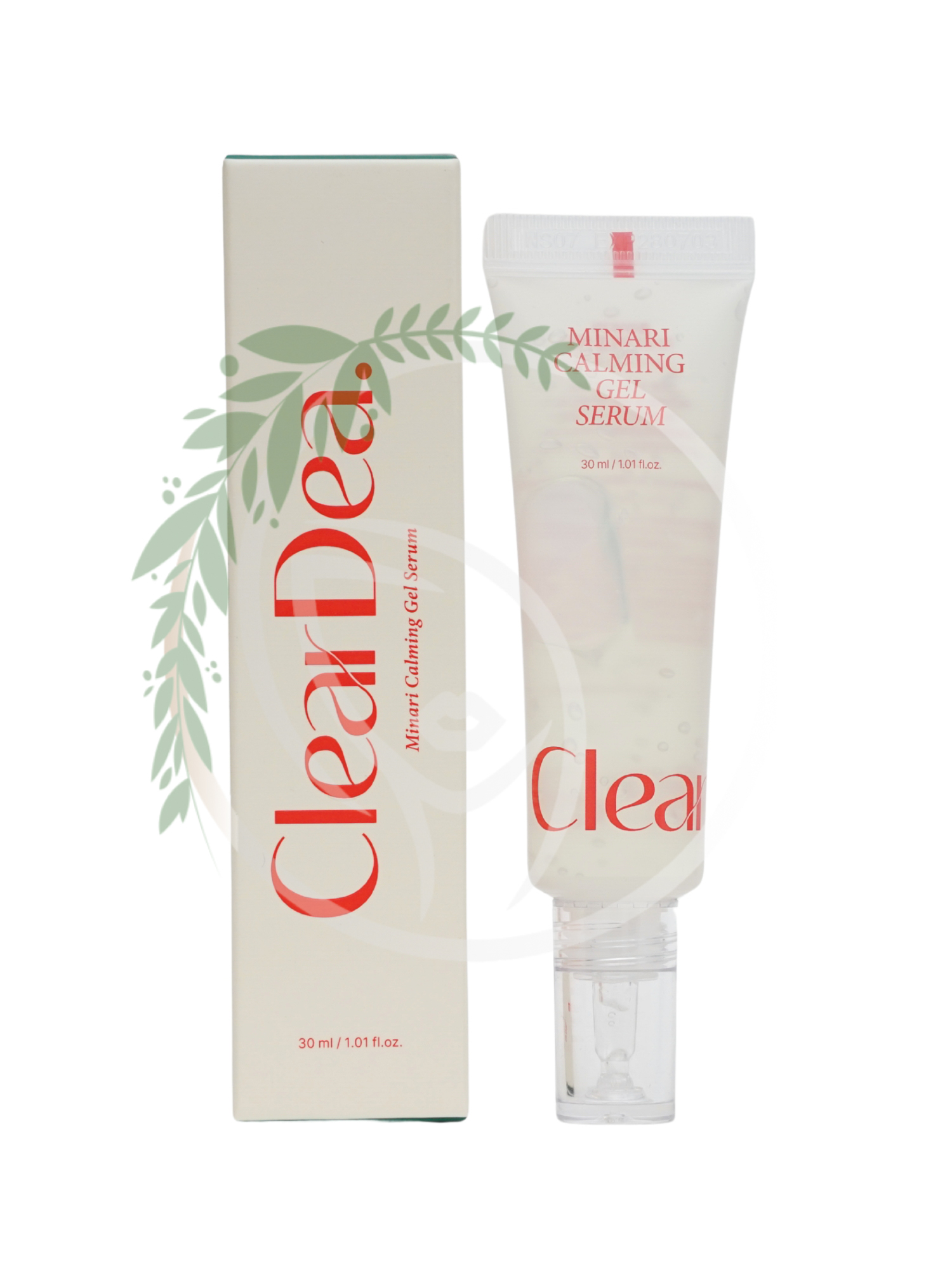 Успокаивающая гелевая сыворотка с минари ClearDea Minari Calming Gel Serum 30 ml