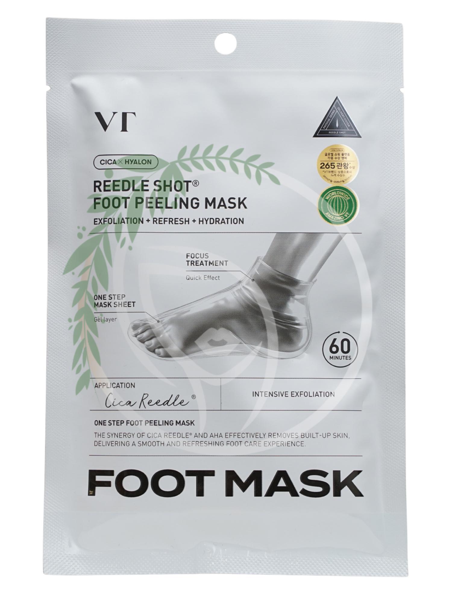 Пилинг-носочки для ног VT Cosmetics Reedle Shot Foot Peeling Mask 1 шт