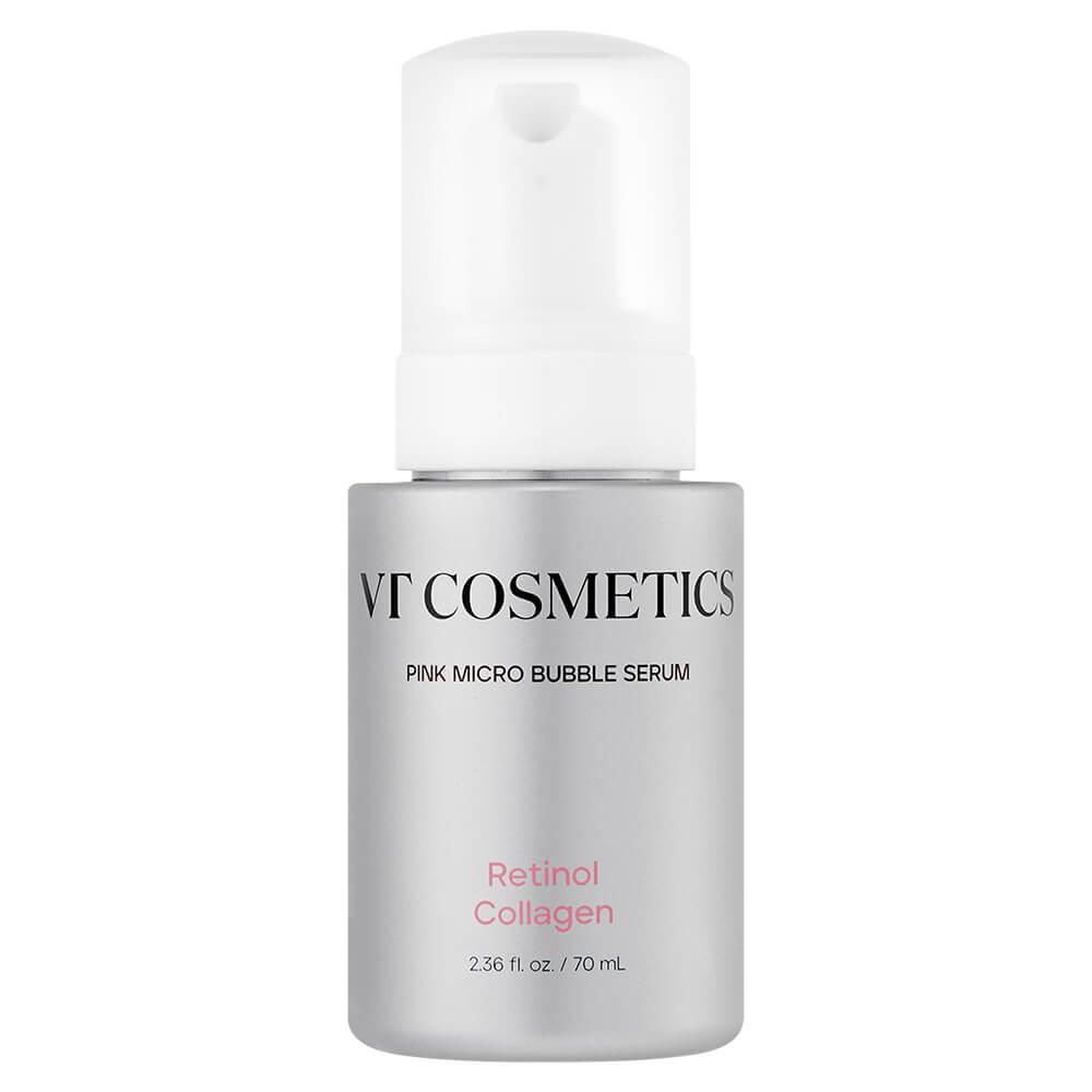 Пузырьковая сыворотка с ретинолом VT Cosmetics Retinol Collagen Pink Micro Bubble Serum 70 ml