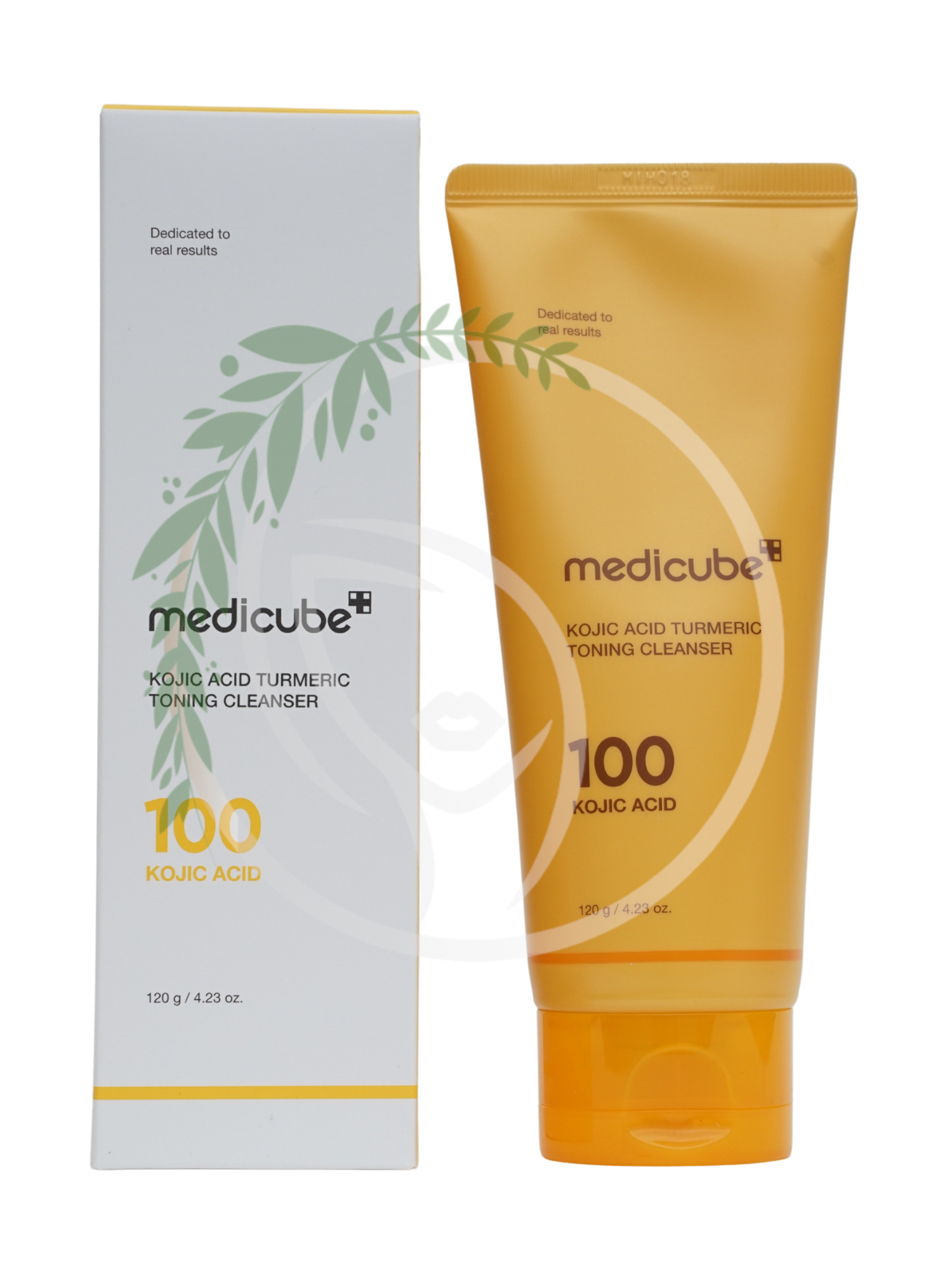 Пенка для умывания с кислотами Medicube Kojic Acid Turmeric Toning Cleanser 120g