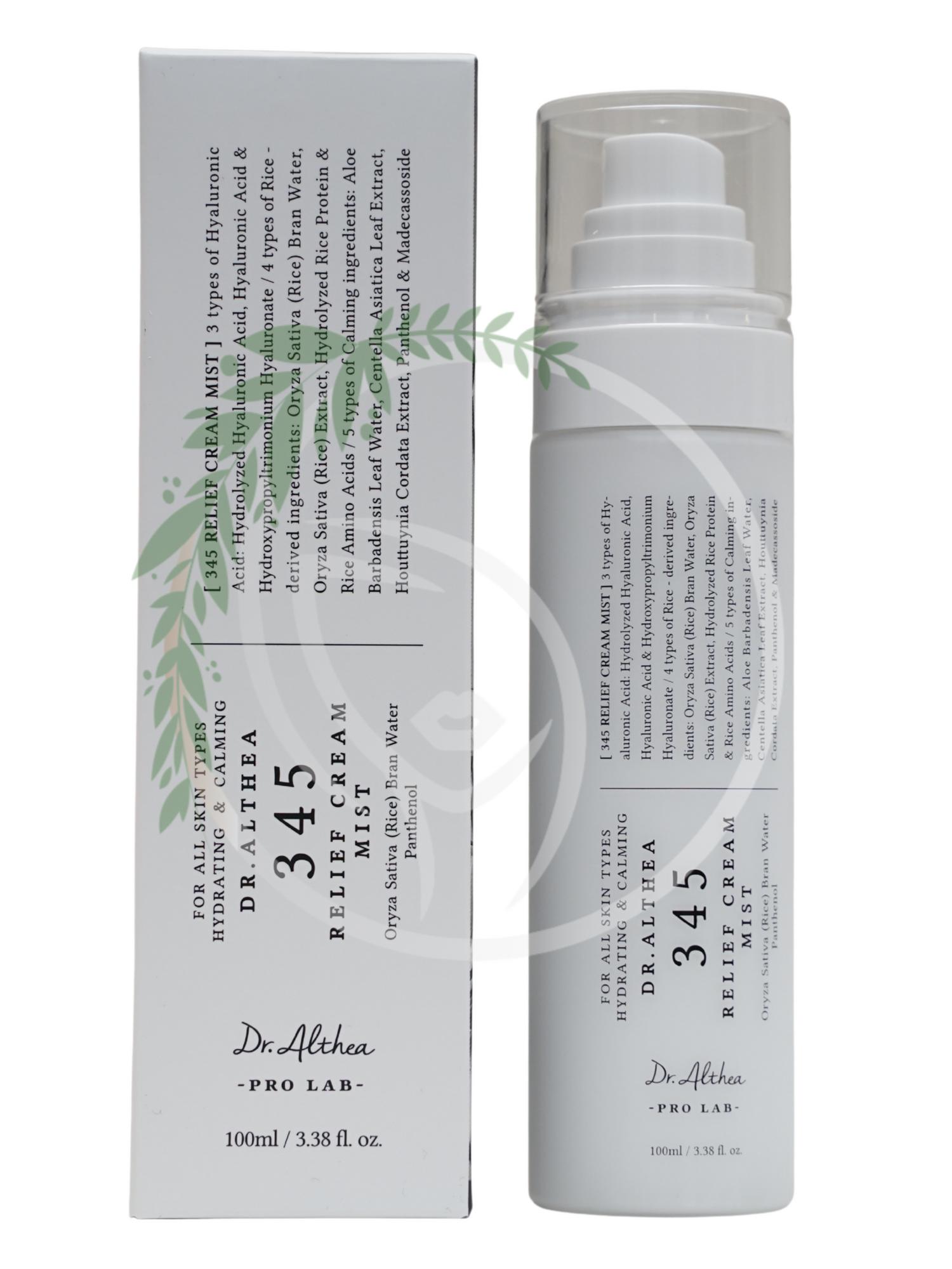 Успокаивающий тонер-мист с пантенолом Dr.Althea 345 Relief Cream Mist 100 ml