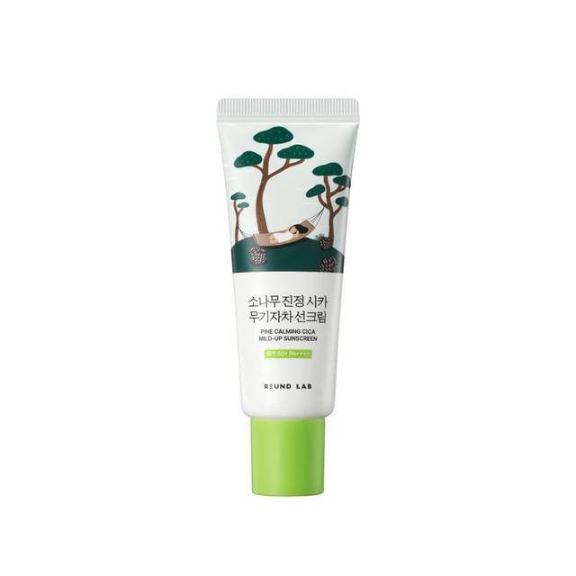Солнцезащитный крем с экстрактом сосны Round Lab Pine Calming Cica Sunscreen 40ml