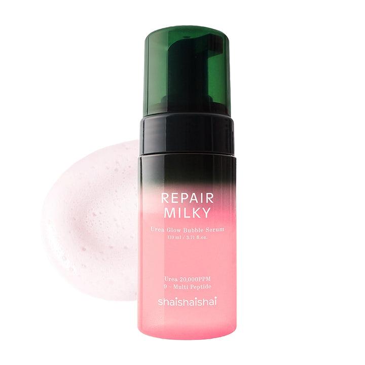 Осветляющая пузырьковая сыворотка SHAISHAISHAI REPAIR MILKY Urea Glow Bubble Serum 110ml