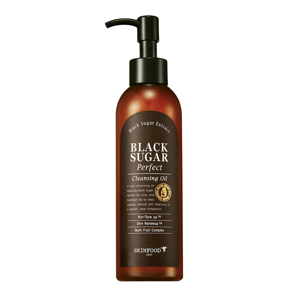 Гидрофильное масло с чёрным сахаром Skinfood Black Sugar Perfect Cleansing Oil 200ml