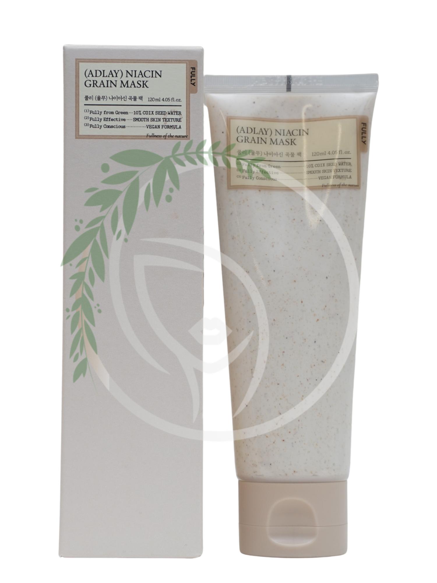 Очищающая маска с ячменем и ниацинамидом FULLY Adlay Niacin Grain Mask 120ml