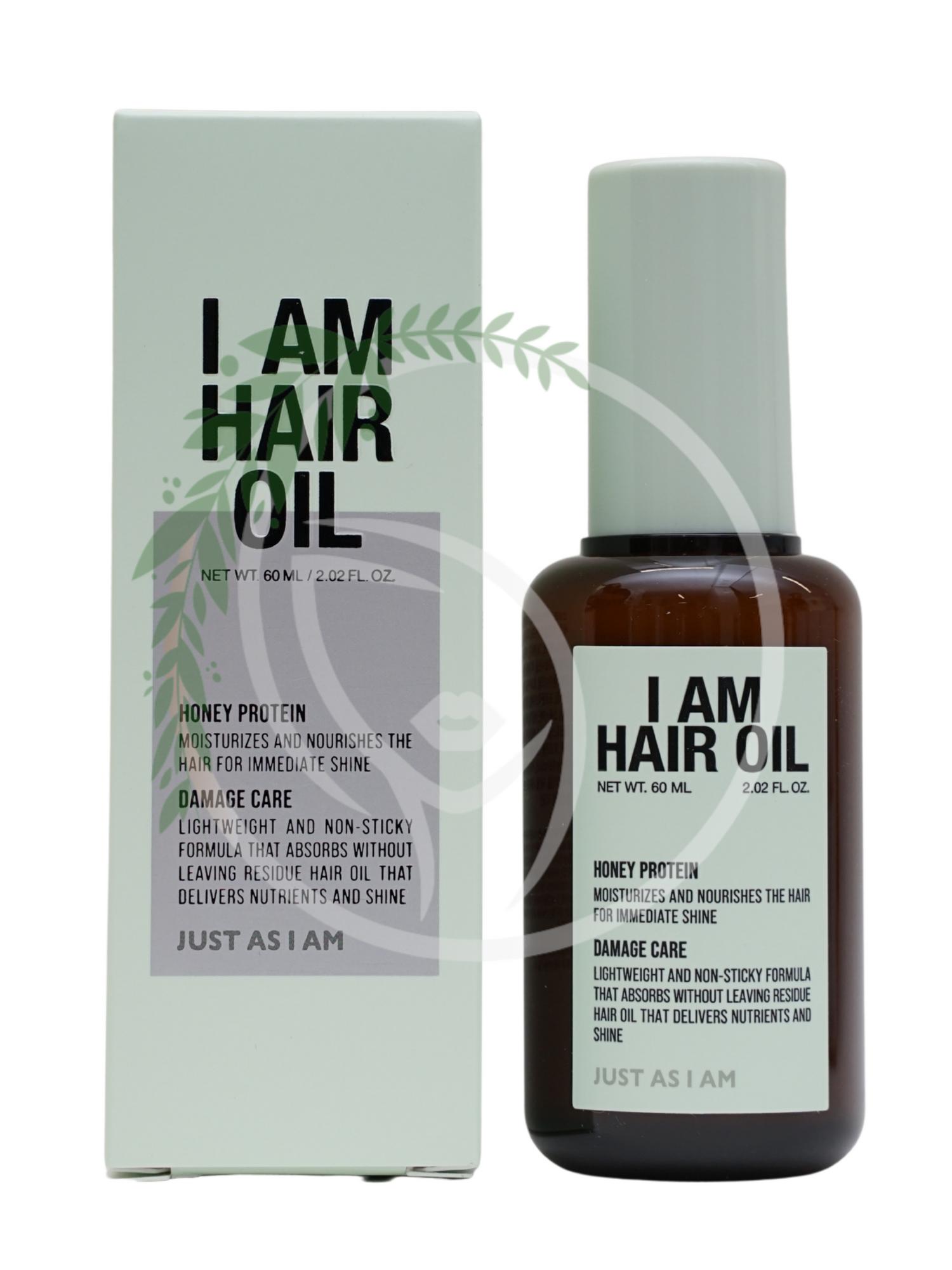 Восстанавливающее масло для волос JUST AS I AM I Am Hair Oil 60ml