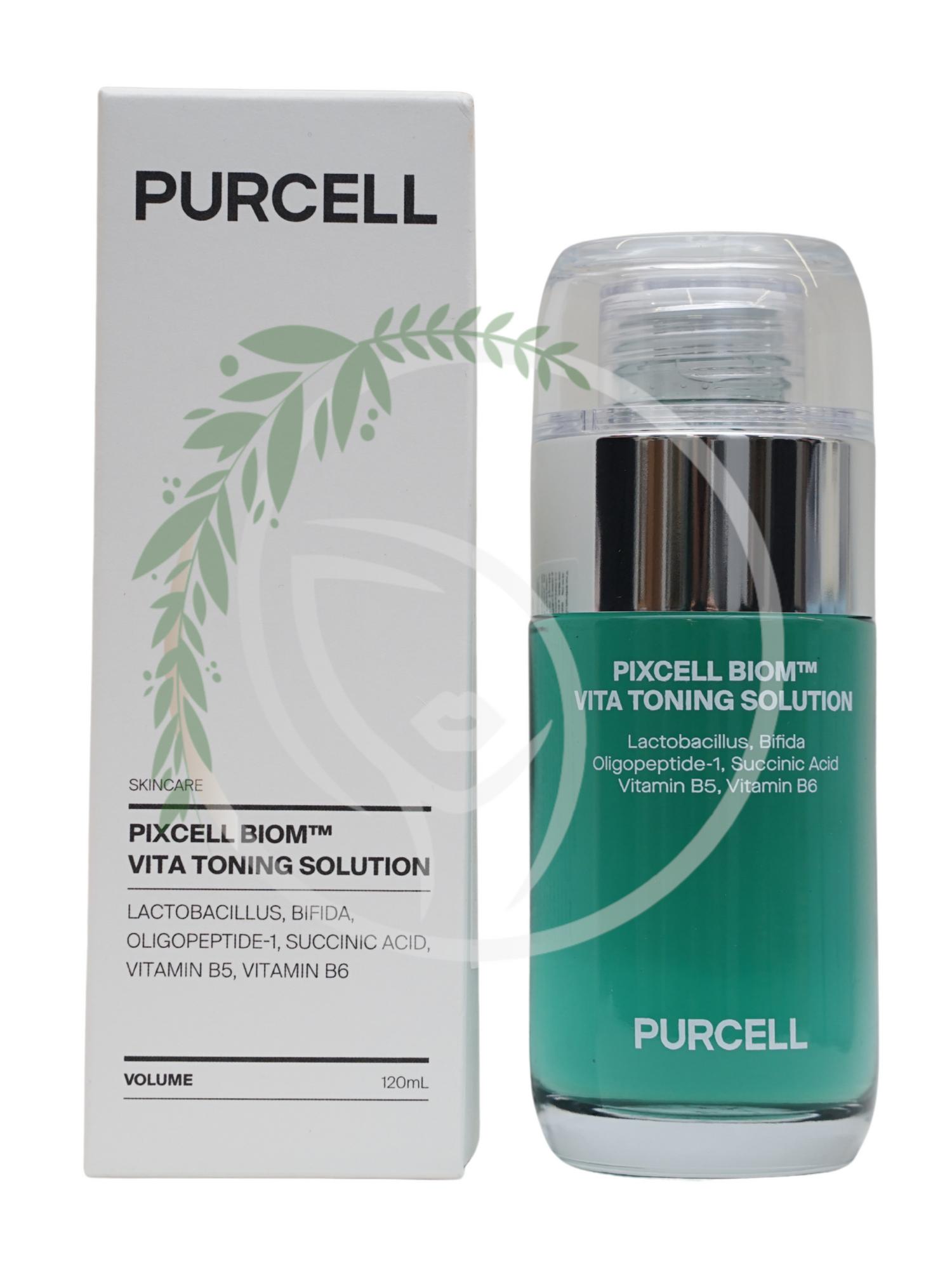Тонизирующий тонер с пробиотиками и янтарной кислотой PURCELL Pixcell Biom Vita Toning Solution 120 ml