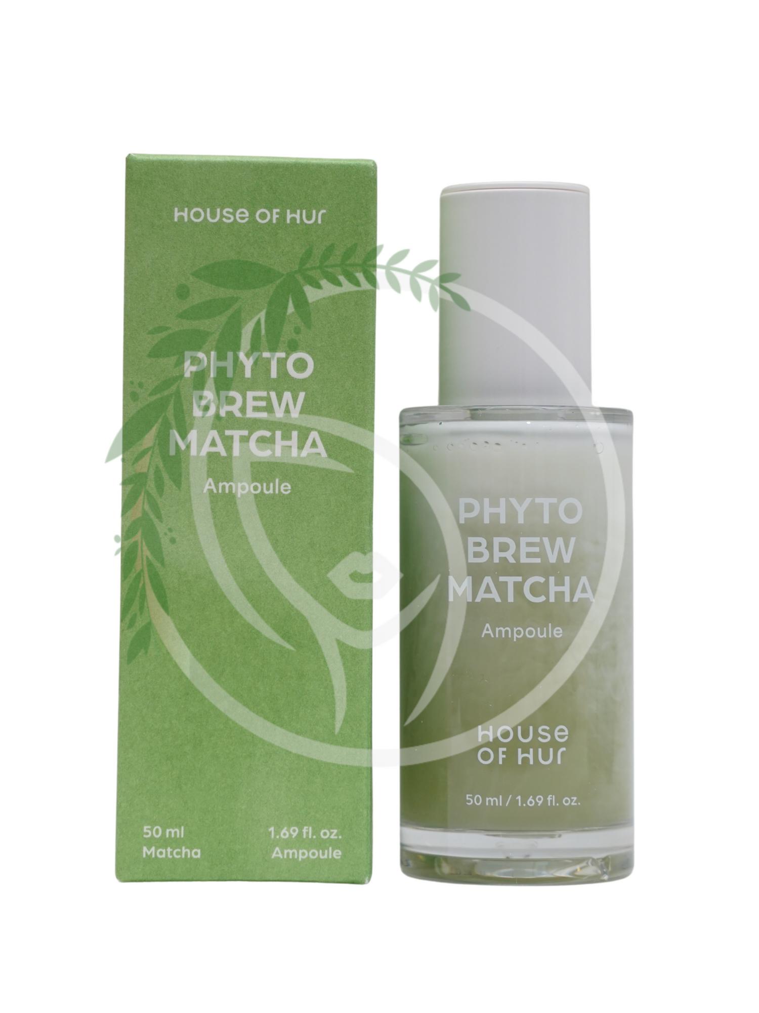 Восстанавливающая сыворотка с матча House of Hur Phytho Brew Matcha Ampoule 50ml