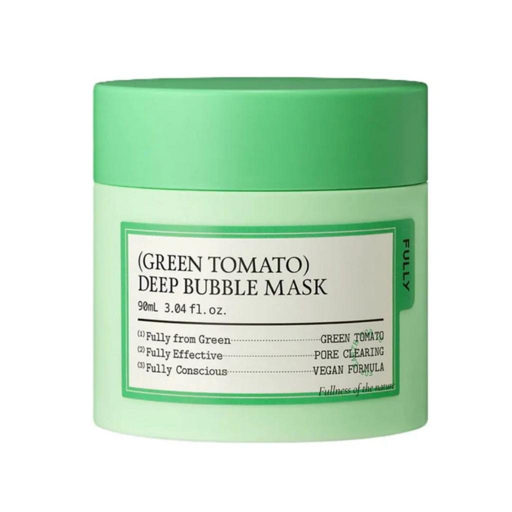 Пузырьковая глиняная маска с экстрактом зеленых томатов FULLY Green Tomato Deep Bubble Mask 90ml