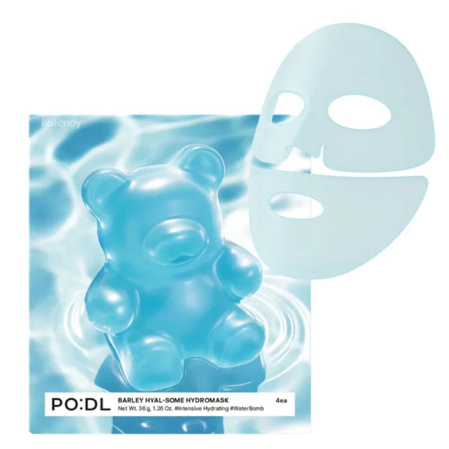 Увлажняющая гидрогелевая маска PO:DL Barley Hyal-Some Hydromask 1шт