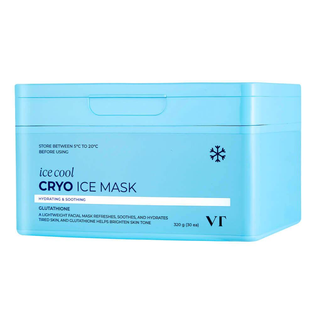 Набор охлаждающих тканевых масок с глутатионом VT Cosmetics Cryo Ice Mask 30шт