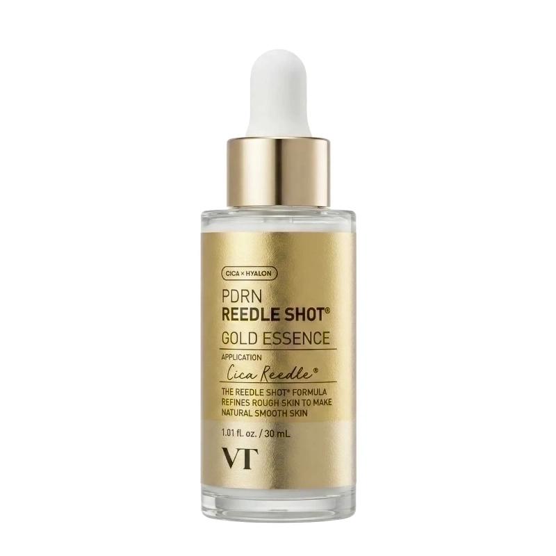 Омолаживающая эссенция с микроиглами и ПДРН VT Cosmetics PDRN Reedle Shot Gold Essence 30ml