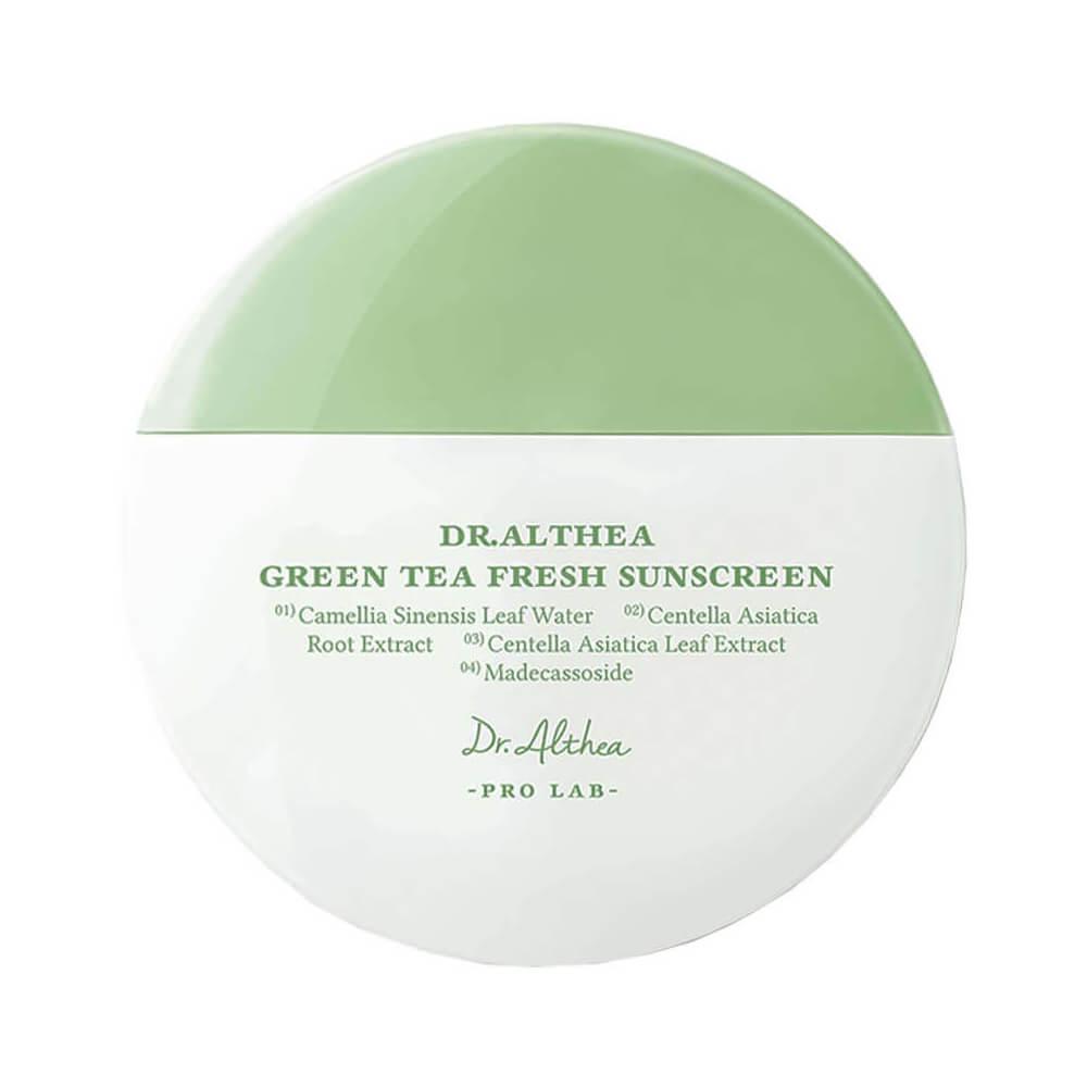 Успокаивающий солнцезащитный крем Dr.Althea Green Tea Fresh Sunscreen SPF50+ PA++++ 45 ml
