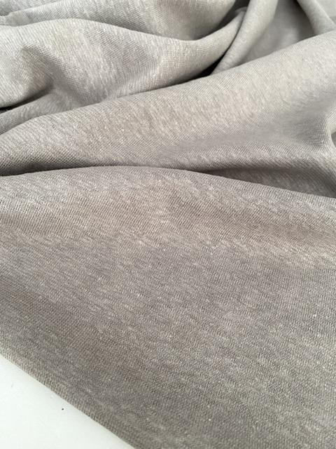 Конопляный трикотаж с хлопком "Дымчато-серый"