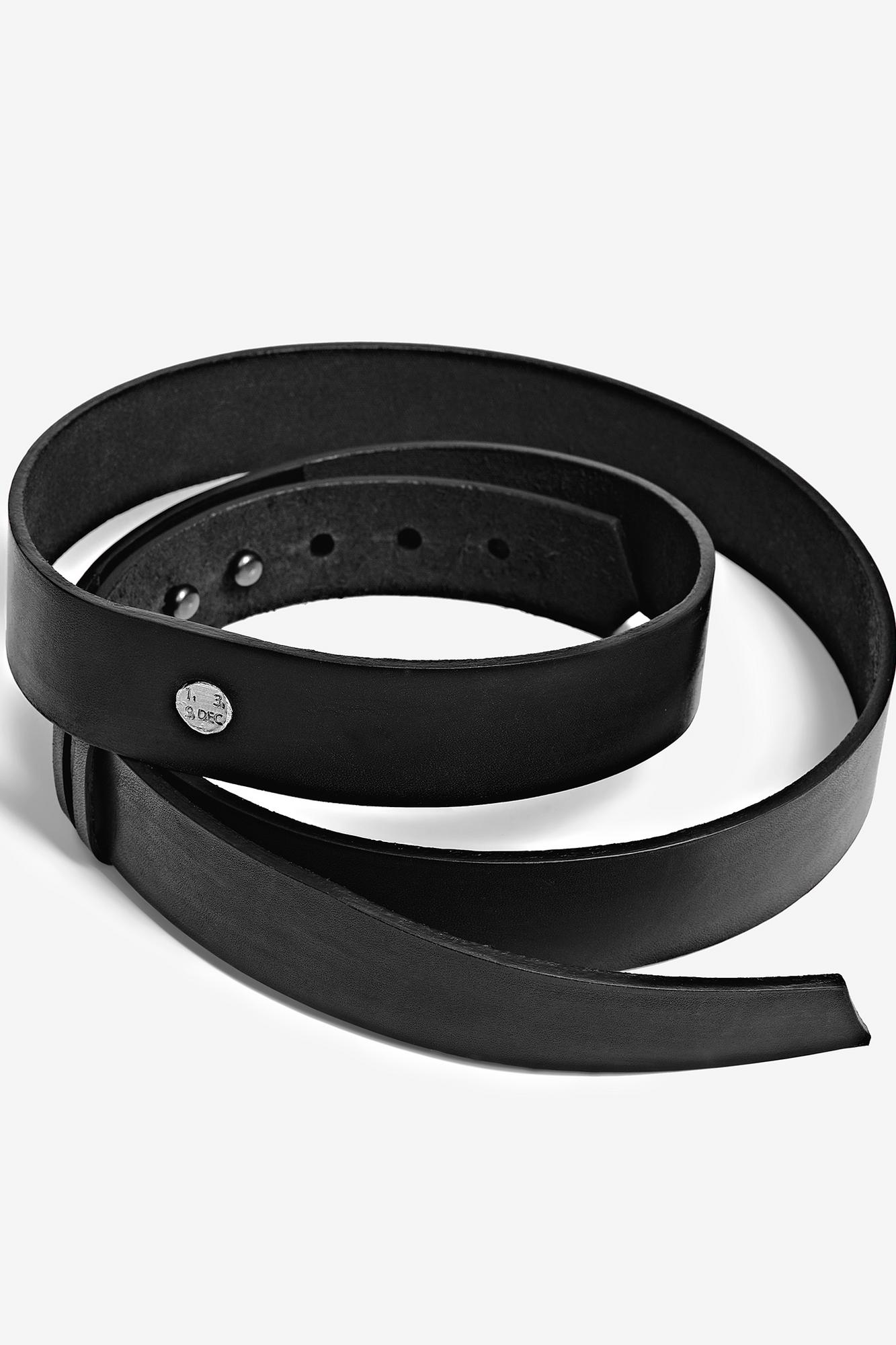 Кожаный ремень со скрытым креплением на шпильке 139DEC