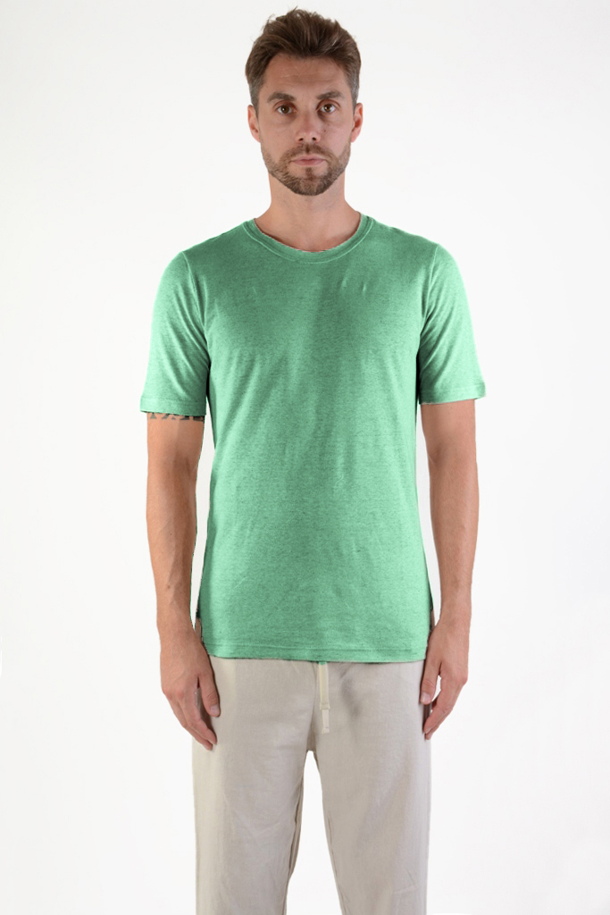 Базовая футболка из смеси льна и хлопка Xagon