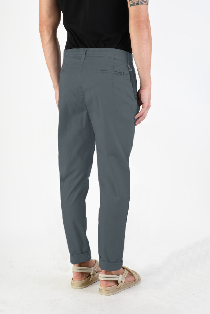 Повседневные хлопковые брюки с поясом-кулиской Xagon