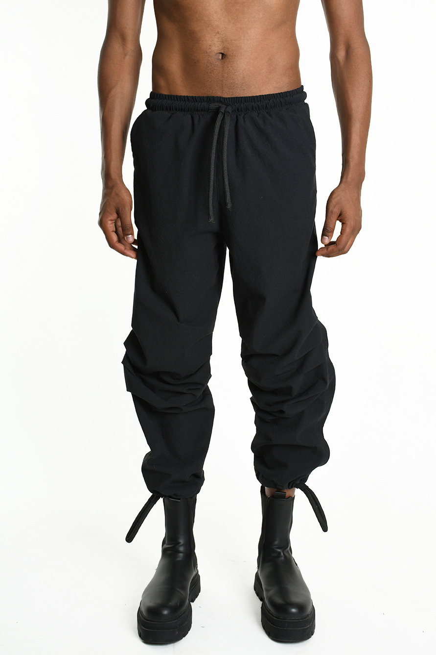 Брюки с поясом и манжетами на кулиске со шнуром LH