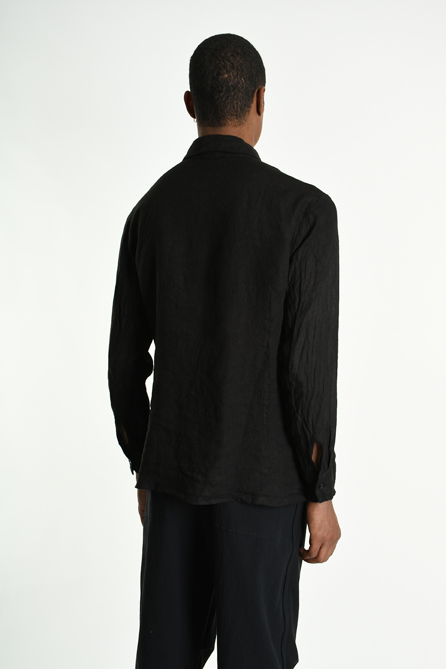 Рубашка с многослойной планкой и нескольким рядами пуговиц LH