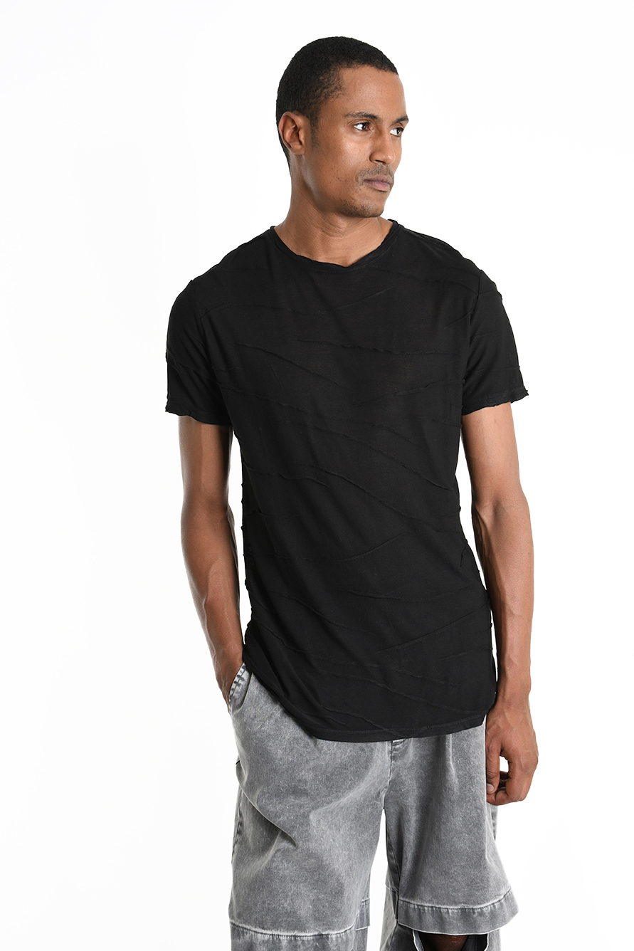 Футболка из жаккардового вискозного джерси LH