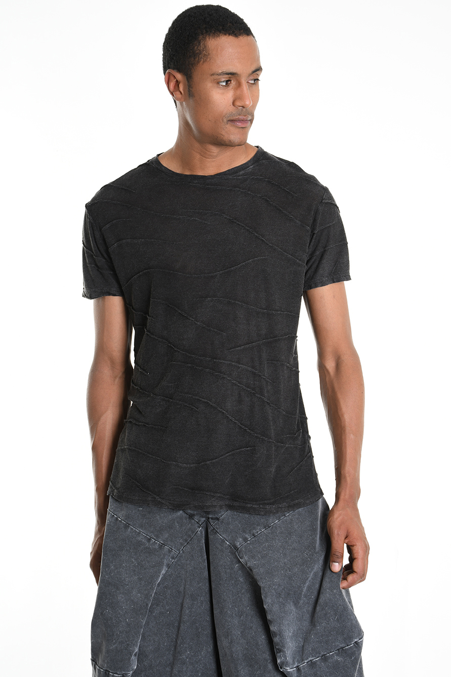 Футболка из жаккардового вискозного джерси LH