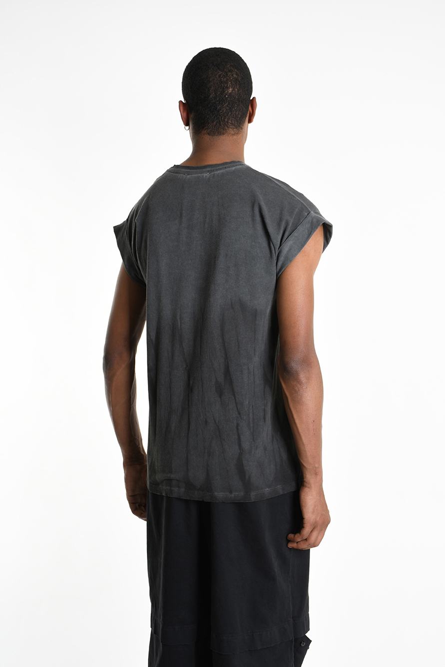 Футболка без рукавов холодного окраса деграде LH