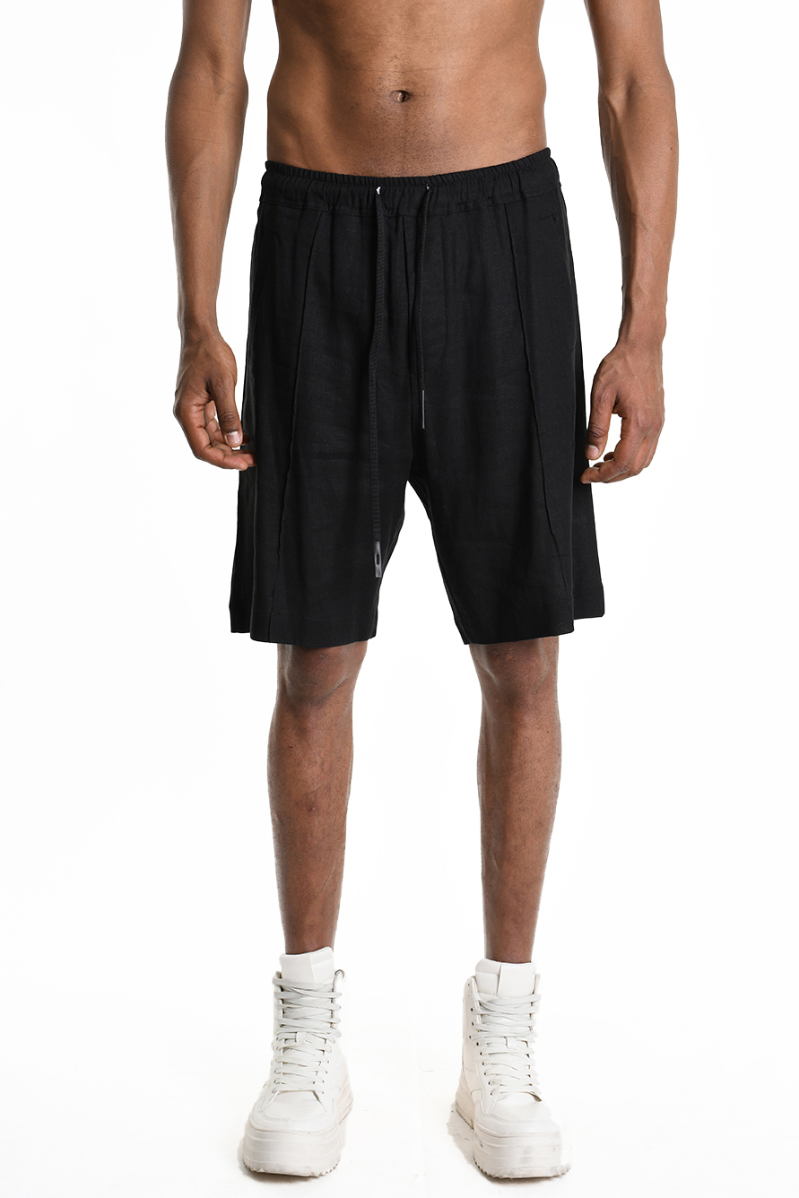 Шорты изо льна и вискозы с поясом кулиской LH