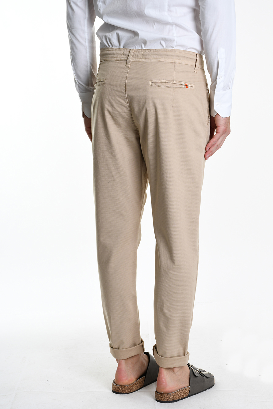 Комфортные брюки из эластичного хлопка с поясом кулиской Xagon