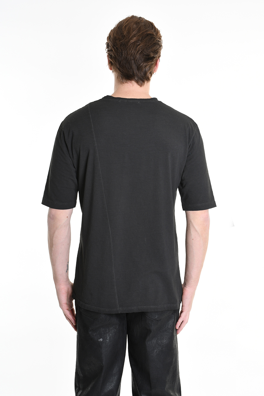 Футболка холодного окраса с диагональными строчками LH