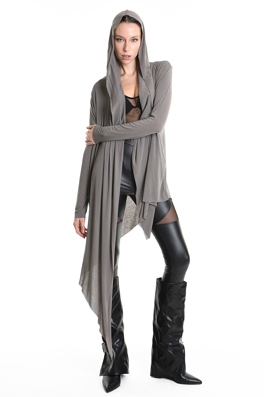 Асимметричный кардиган из модала и кашемира LH