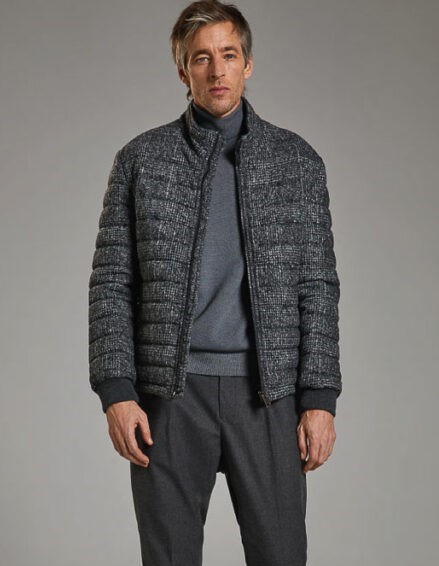 Короткая стеганая куртка из смесовой шерсти Xagon