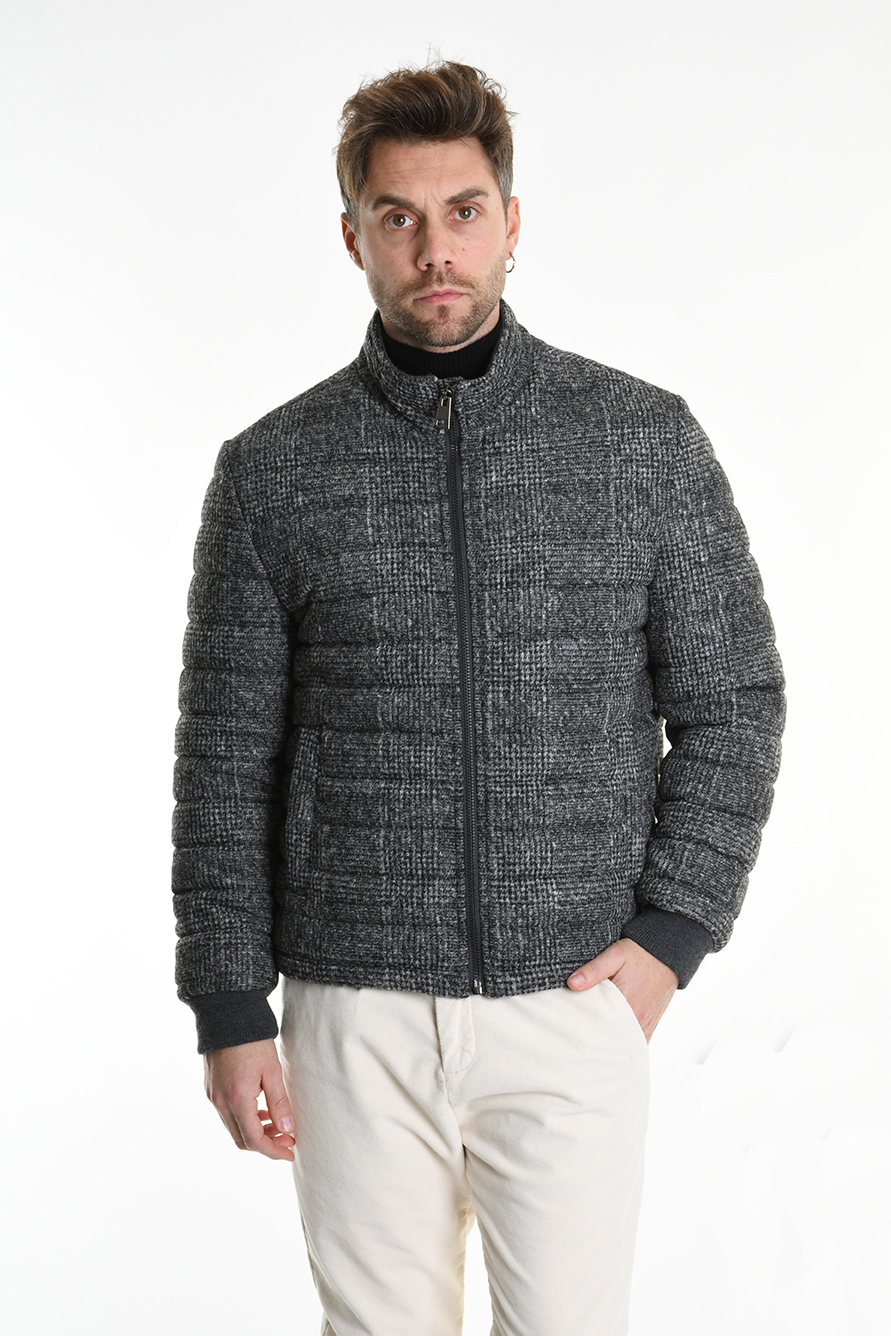 Короткая стеганая куртка из смесовой шерсти Xagon