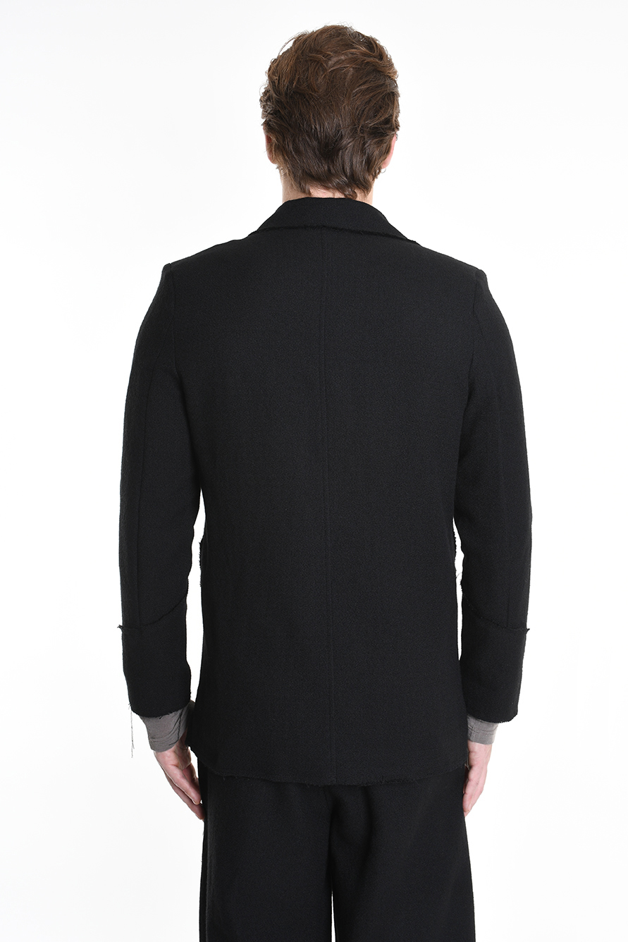 Жакет из конопляной шерсти на одной пуговице LH