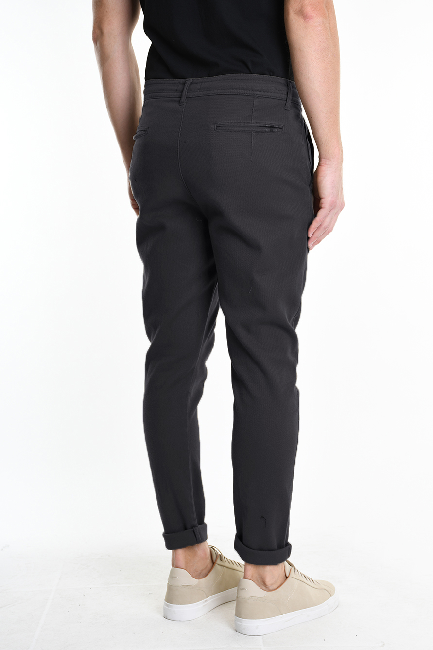 Брюки комфортного кроя из текстурированного хлопка Xagon