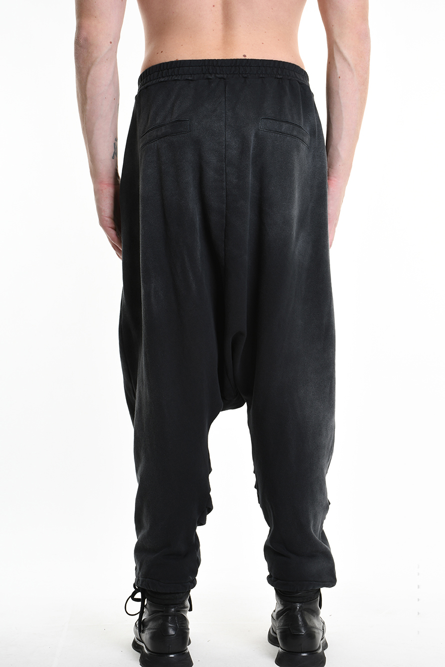 Брюки с покрытием с эффектом окисления с заниженным шаговым швом LH