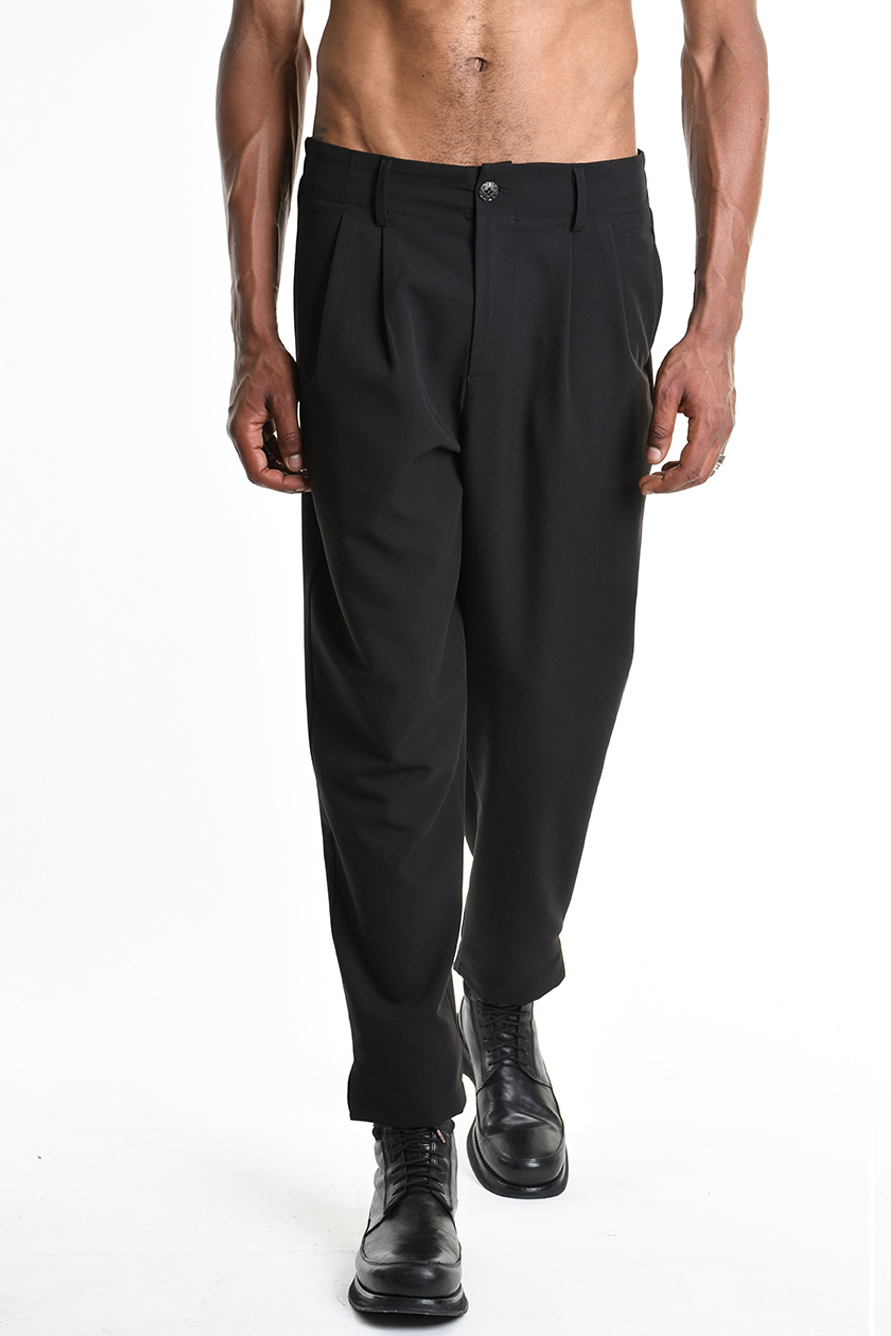 Брюки свободного кроя с эластичным поясом сзади LH