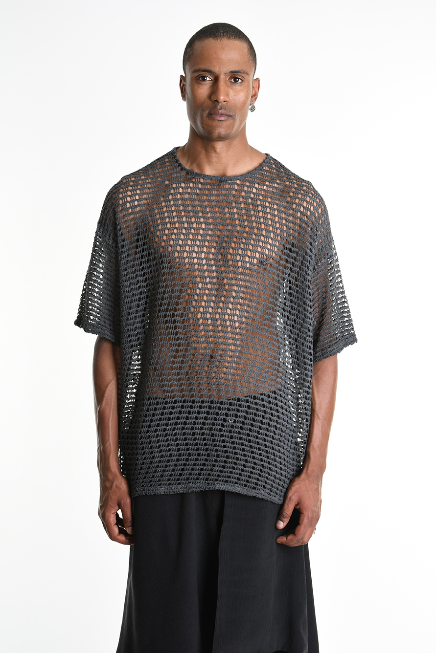 Футболка из сетчатой ткани холодного окрашивания LH