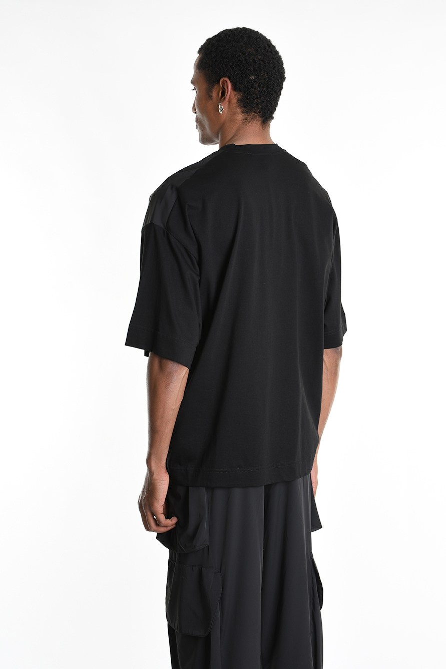 Хлопковая футболка с нейлоновой вставкой LH