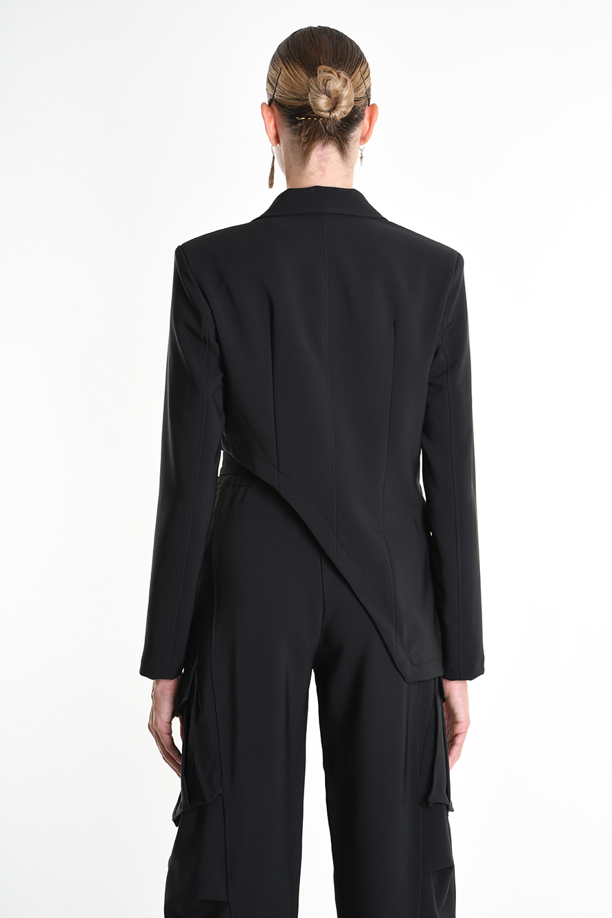 Асимметричный пиджак на одной пуговице LH