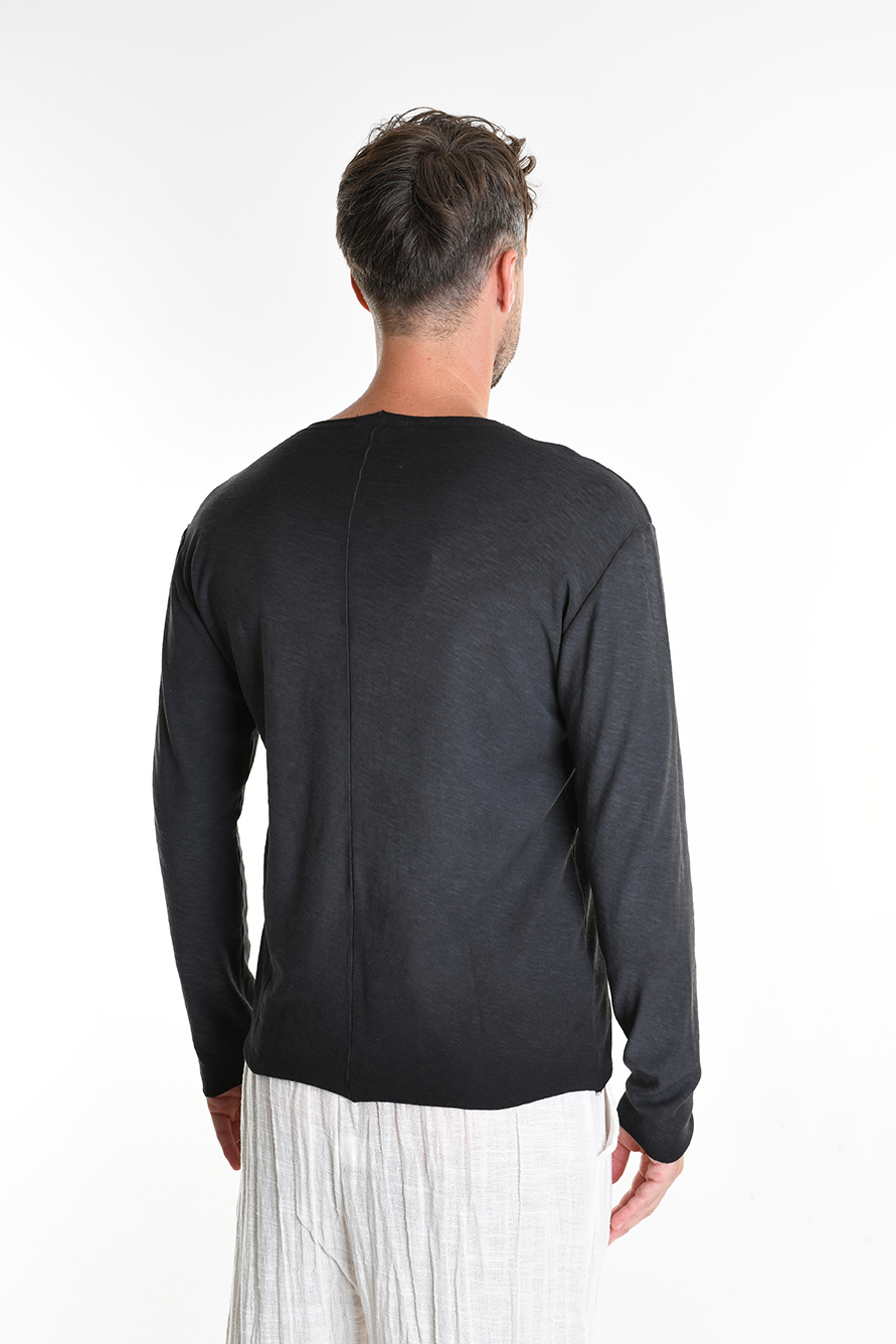 Лонгслив из хлопкового джерси окрашенный холодным способом Xagon