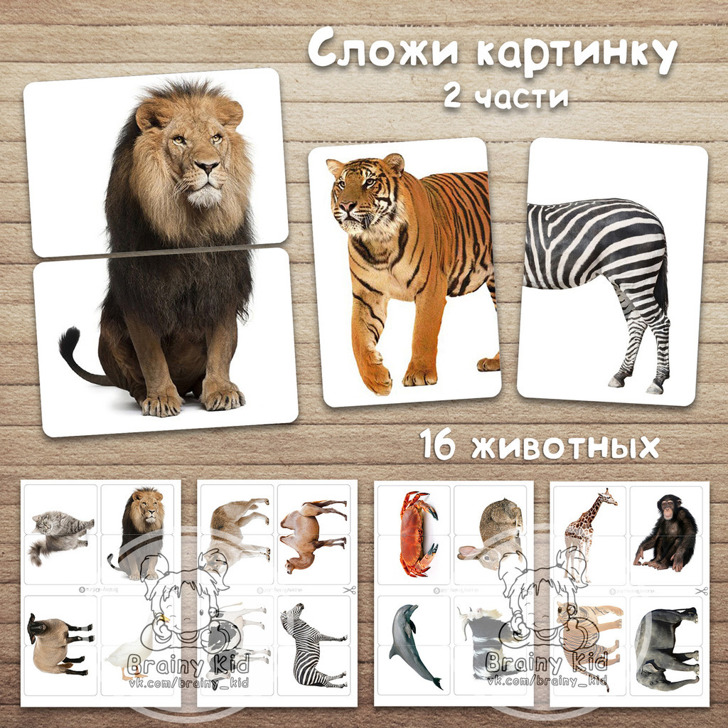 Сложи картинку [2 части]