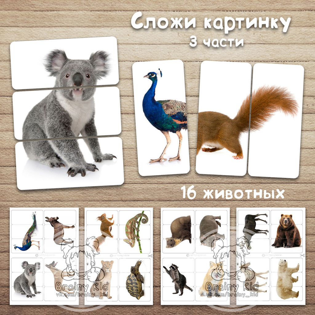 Сложи картинку [3 части]