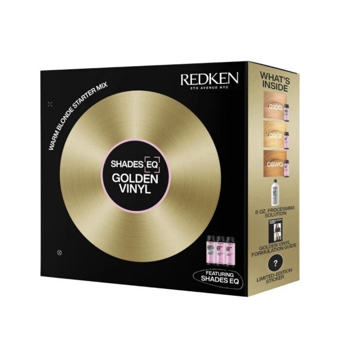 NEW! Набор Redken Shades EQ Vinyl Blonde (GOLDEN)